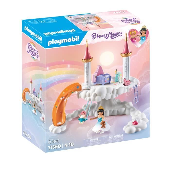 PLAYMOBIL 71360 Nursery in the clouds - Princess Magic - With a princess, a baby and accessories - Ages 4 and up