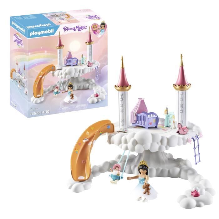 PLAYMOBIL 71360 Nursery in the clouds - Princess Magic - With a princess, a baby and accessories - Ages 4 and up