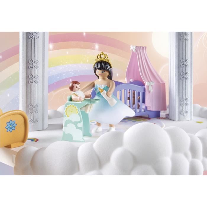PLAYMOBIL 71360 Nursery in the clouds - Princess Magic - With a princess, a baby and accessories - Ages 4 and up
