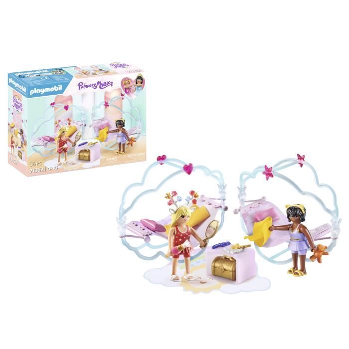 PLAYMOBIL 71362 Princess Room - Princess Magic - Includes two princesses and two rocking beds - Ages 4 and up