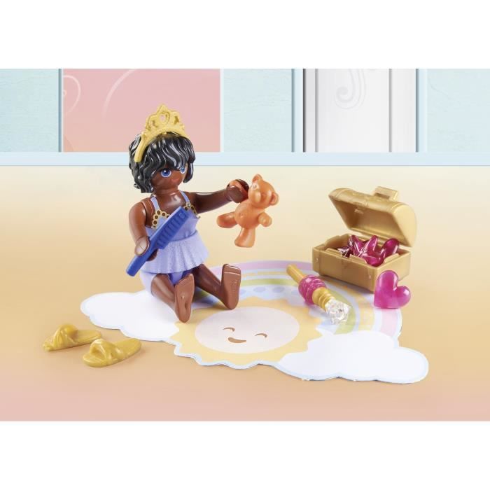 PLAYMOBIL 71362 Princess Room - Princess Magic - Includes two princesses and two rocking beds - Ages 4 and up