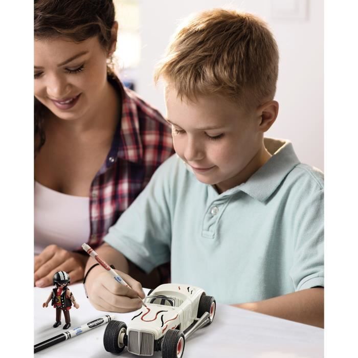 PLAYMOBIL 71376 PLAYMOBIL Color: Racing car - Create new stories in your colors - Ages 5 and up