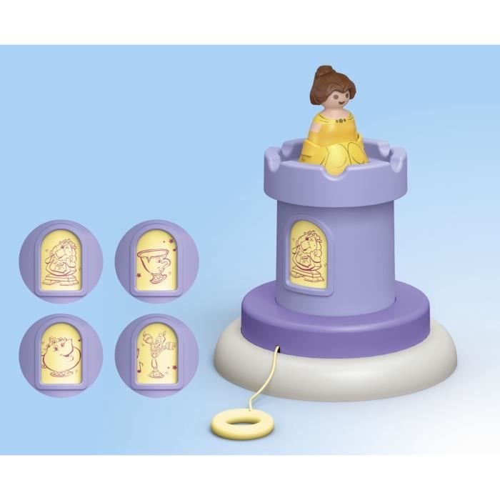 PLAYMOBIL Junior 71458 Belle, Turret with music, Disney, From 12 months