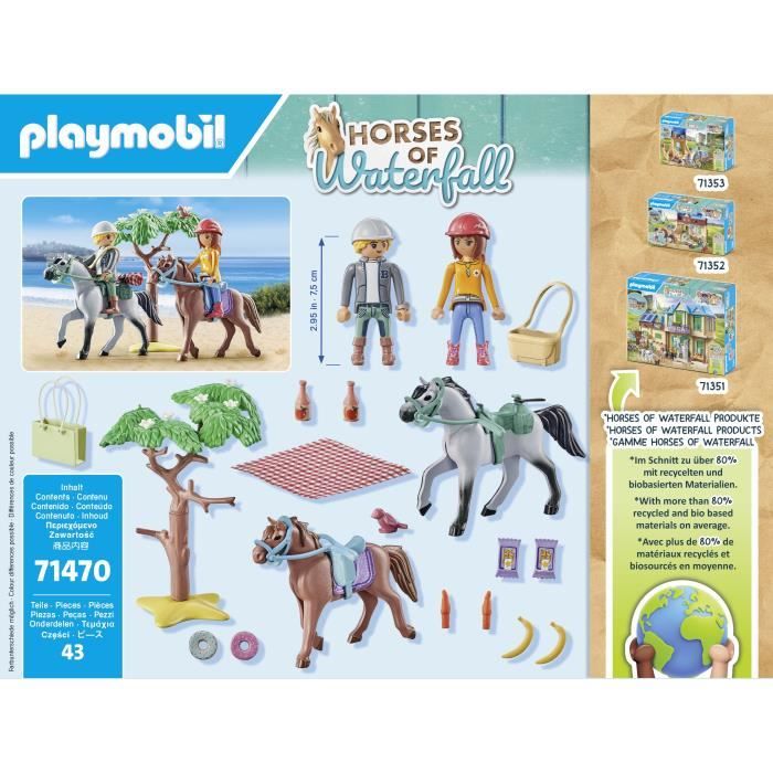 PLAYMOBIL 71470 Amélia and Ben with horses