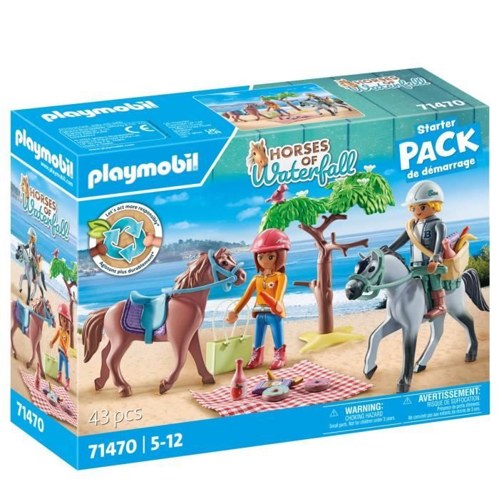 PLAYMOBIL 71470 Amélia and Ben with horses