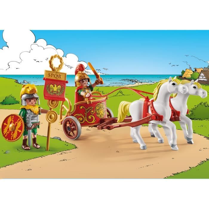 PLAYMOBIL 71543 Asterix: Caesar with chariot and horses