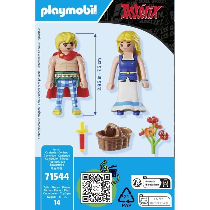 PLAYMOBIL 71544 Asterix: Tragicomix and Falbala
