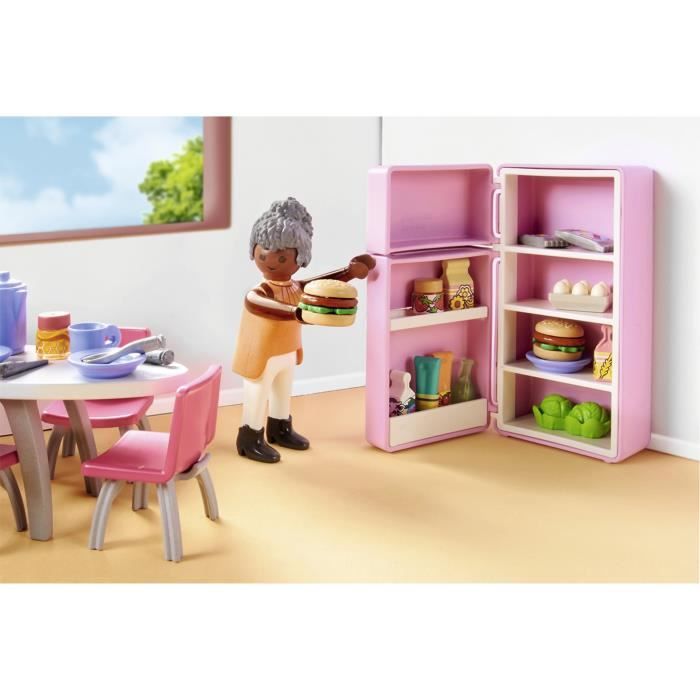 PLAYMOBIL 71608 Kitchen with central island, My life, Architect's house, 105 pieces, Ages 4 and up
