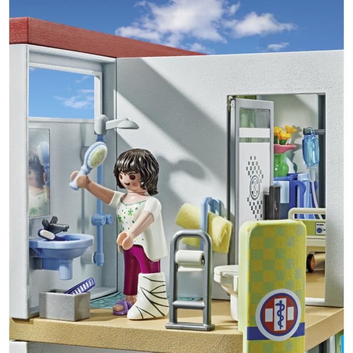 PLAYMOBIL 71615 Hospital, Action Heroes, Hospital, 165 pieces, Ages 4 and up