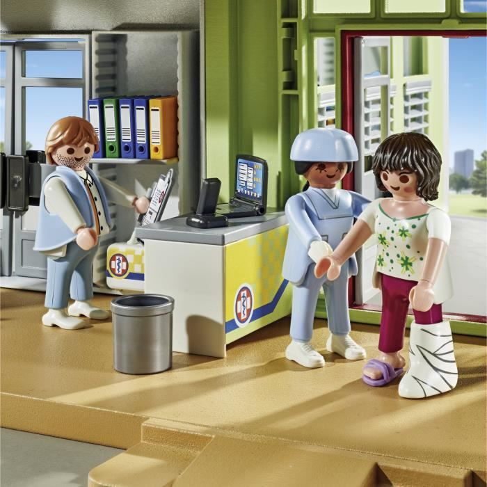 PLAYMOBIL 71615 Hospital, Action Heroes, Hospital, 165 pieces, Ages 4 and up