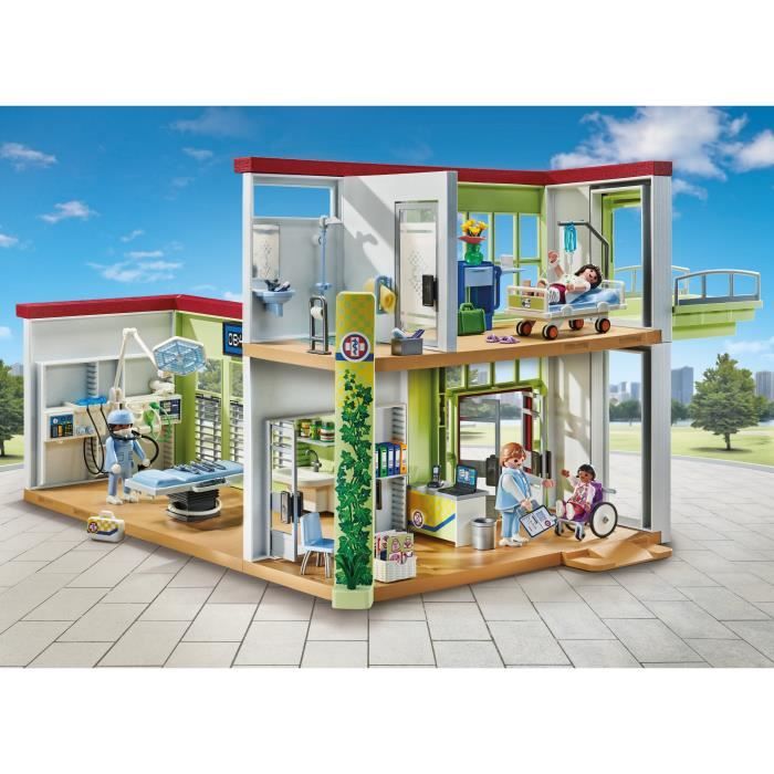 PLAYMOBIL 71615 Hospital, Action Heroes, Hospital, 165 pieces, Ages 4 and up