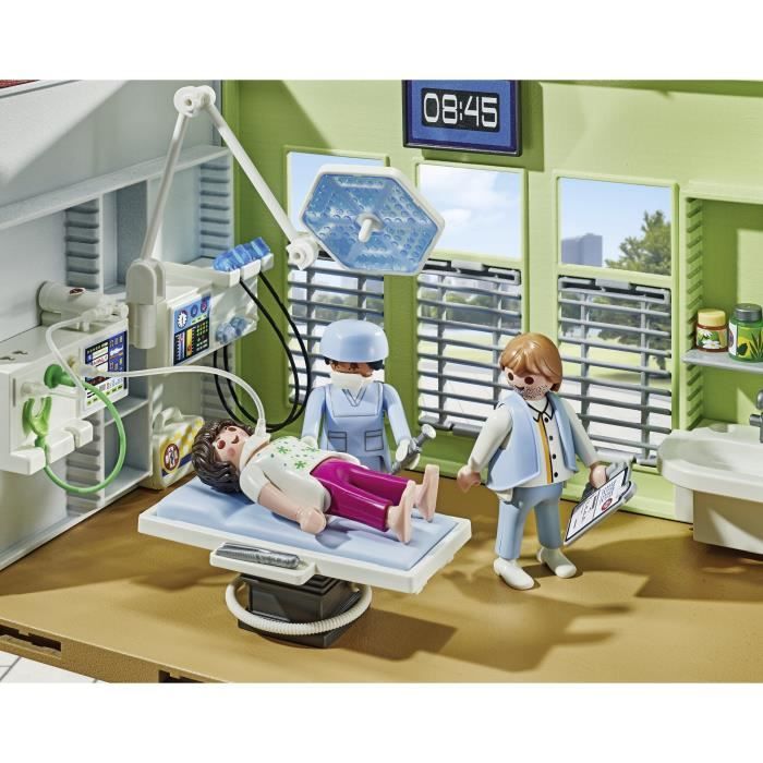 PLAYMOBIL 71615 Hospital, Action Heroes, Hospital, 165 pieces, Ages 4 and up