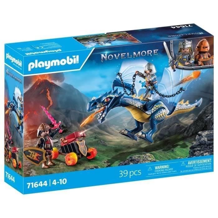 PLAYMOBIL 71644 Fighters with dragons and cannon, Novelmore, Dragon, 39 pieces, Ages 4 and up