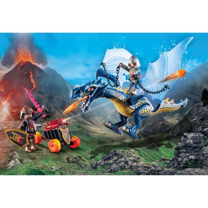 PLAYMOBIL 71644 Fighters with dragons and cannon, Novelmore, Dragon, 39 pieces, Ages 4 and up