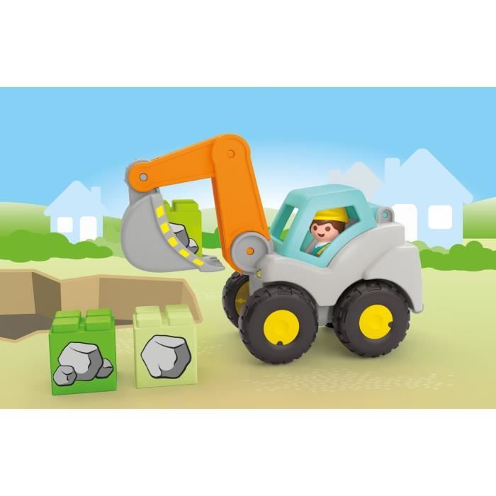 PLAYMOBIL Junior 71684 Excavator, For babies, From 12 months