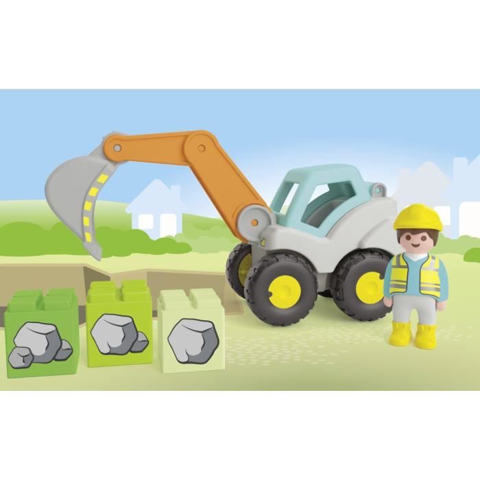 PLAYMOBIL Junior 71684 Excavator, For babies, From 12 months