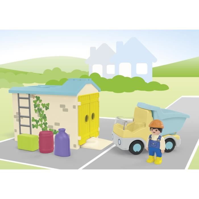 PLAYMOBIL Junior 71686 Truck and Garage Worker, Disney, From 12 months