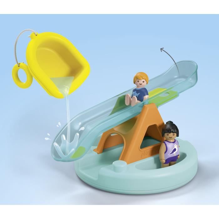 PLAYMOBIL Junior 71687 Island with water slideIncludes two figures, a baby octopus and accessories - From 1 year old