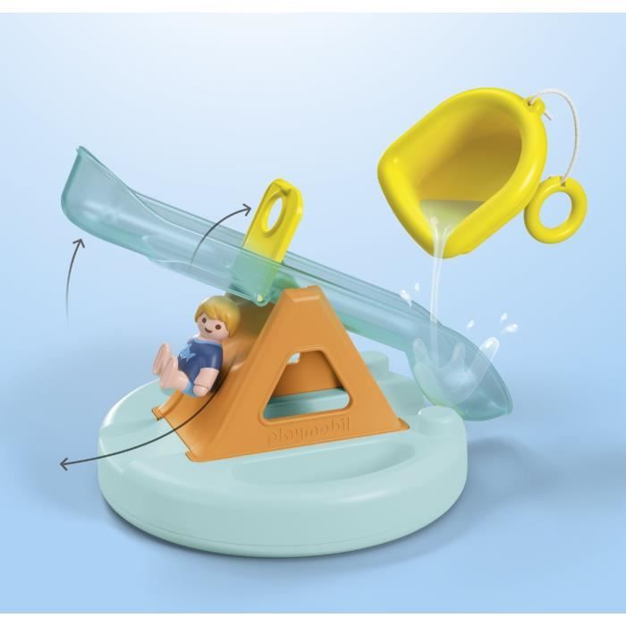 PLAYMOBIL Junior 71687 Island with water slideIncludes two figures, a baby octopus and accessories - From 1 year old