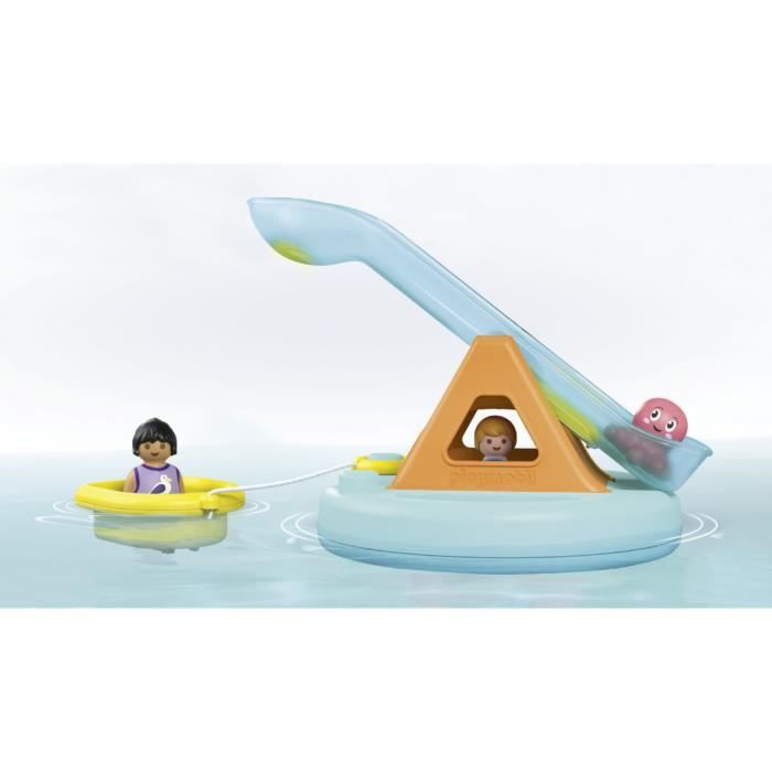 PLAYMOBIL Junior 71687 Island with water slideIncludes two figures, a baby octopus and accessories - From 1 year old