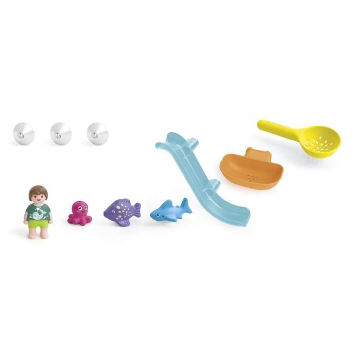 PLAYMOBIL Junior 71689 Water Slide and Sea Animals Includes figure, animals and accessories - Ages 18 months and up