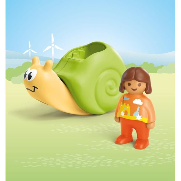 PLAYMOBIL JUNIOR 71699 Child with rocking snail Junior