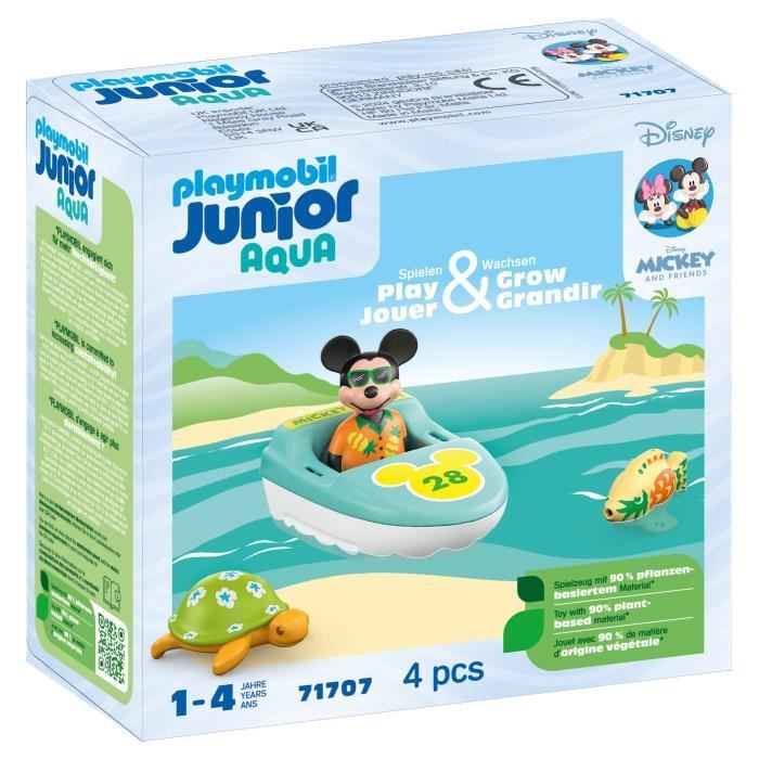 PLAYMOBIL JUNIOR 71707 Junior & Disney: Mickey with boat