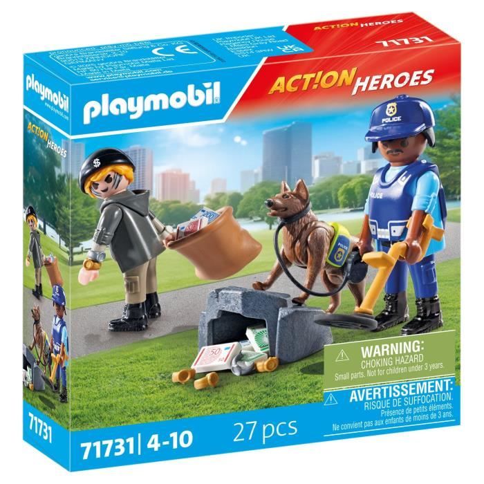 PLAYMOBIL 71731 Police Dog and Thief