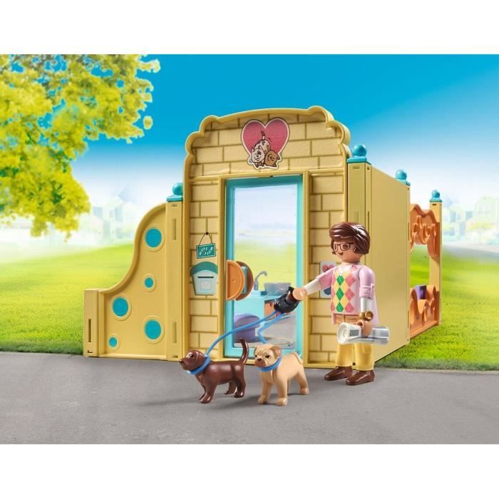 PLAYMOBIL 71743 Care center: 8 dogs and caregiver