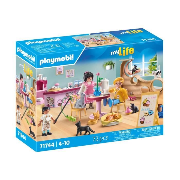 PLAYMOBIL 71744 Cat bar with 6 cats and characters
