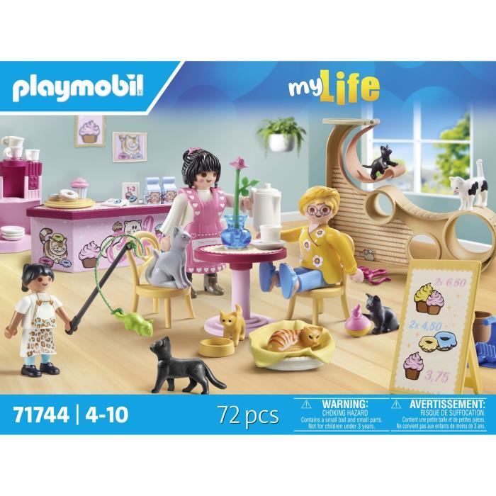PLAYMOBIL 71744 Cat bar with 6 cats and characters
