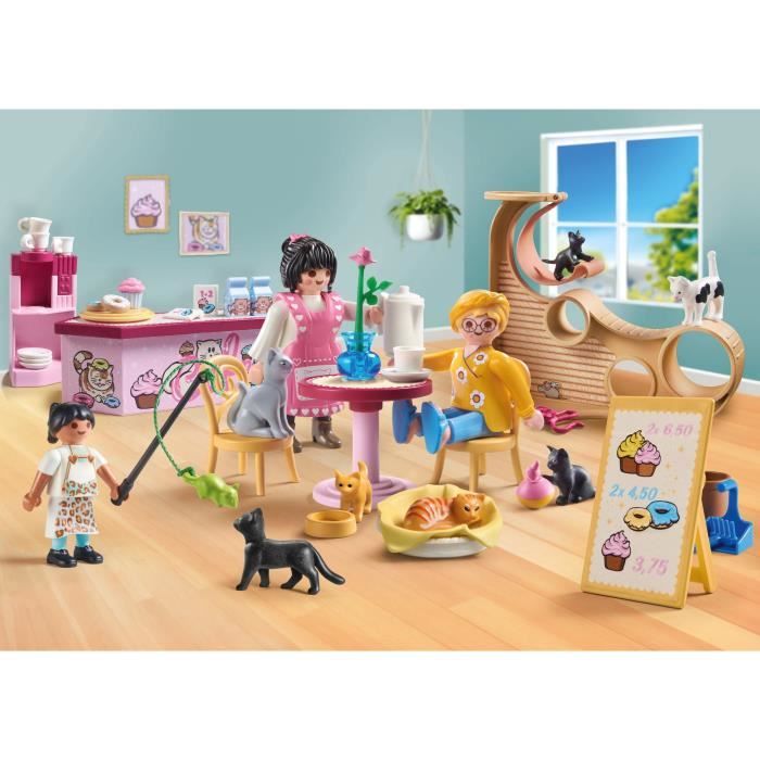 PLAYMOBIL 71744 Cat bar with 6 cats and characters