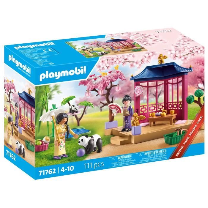 PLAYMOBIL 71762 Asian Garden with Panda Family
