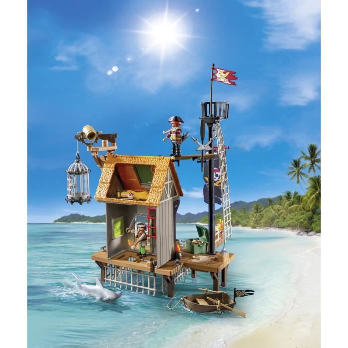 PLAYMOBIL 71792 Pirate Harbor and Lair with Prisons