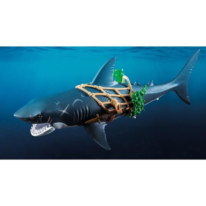 PLAYMOBIL 71793 Pirate and shark with articulated jaw