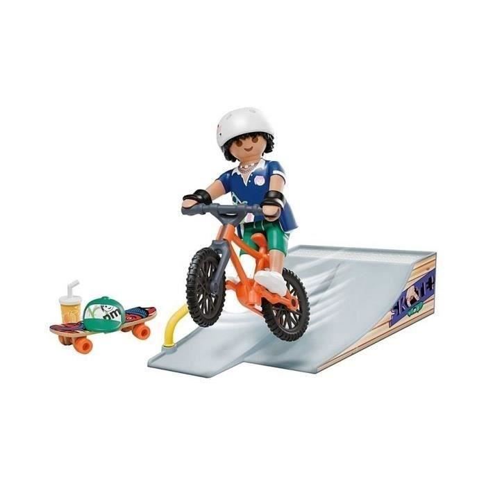 PLAYMOBIL 71798 Snowboarder with Slide Ramp