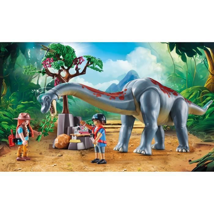 PLAYMOBIL 71819 Brachiosaurus, Explorers, Hovercraft