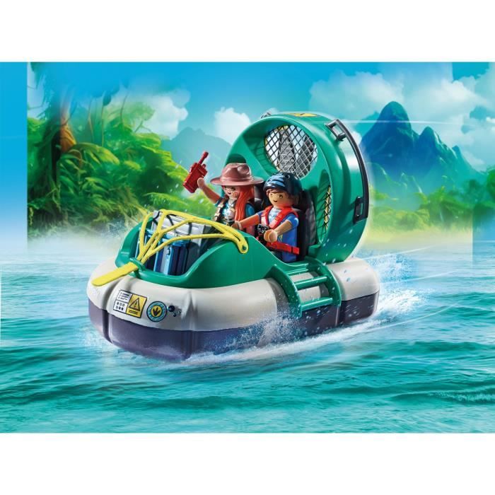 PLAYMOBIL 71819 Brachiosaurus, Explorers, Hovercraft