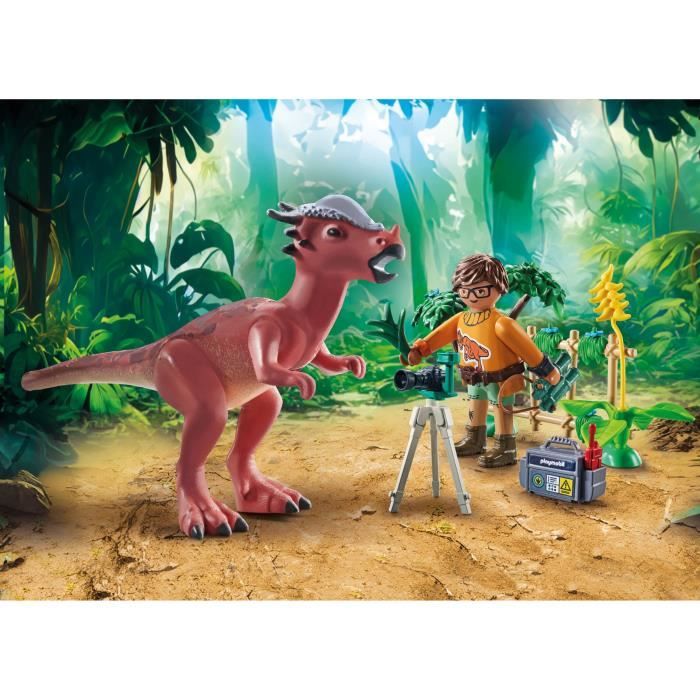 PLAYMOBIL 71822 Stygimoloch, Researcher and Accessories, Dinos, 37 pieces, Ages 4+