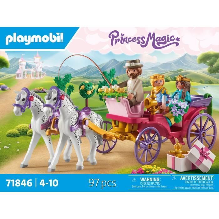 PLAYMOBIL 71846 Carriage with Princely Couple and Coachman