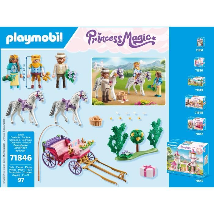 PLAYMOBIL 71846 Carriage with Princely Couple and Coachman