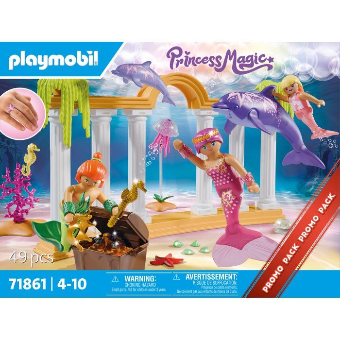 Playmobil 71861 Mermaid Treasure with Dolphins, Promo Packs