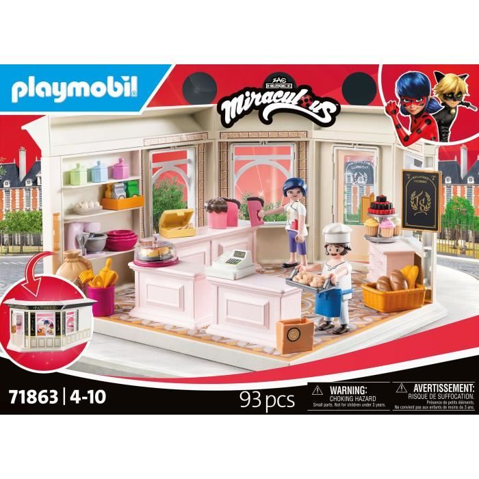 PLAYMOBIL 71863 Miraculous: Dupain Cheng Bakery