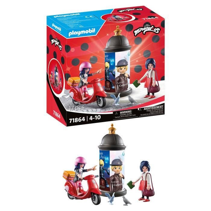 PLAYMOBIL 71864 Miraculous: Marinette on scooter & Kagami