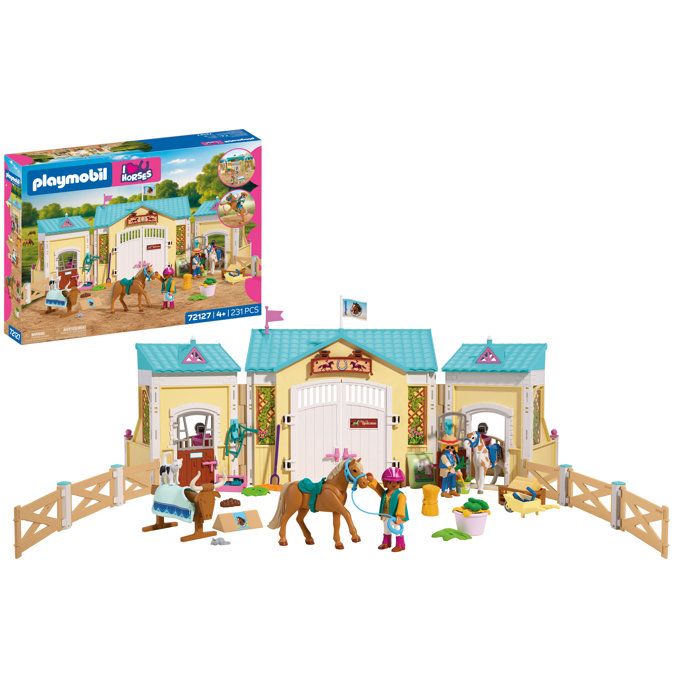 PLAYMOBIL I Love Horses 72127 Large Riding Center & 2 Horses