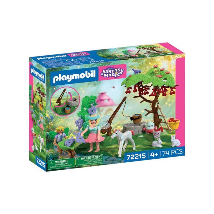 PLAYMOBIL 72215 Enchanted Garden with Baby Unicorn, Fantasy & Magic, 74 pieces, ages 4 and up