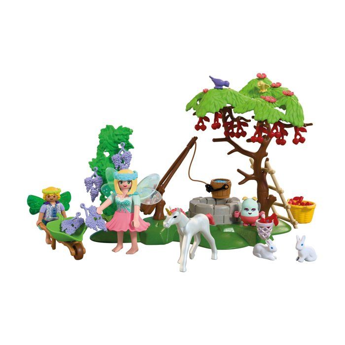PLAYMOBIL 72215 Enchanted Garden with Baby Unicorn, Fantasy & Magic, 74 pieces, ages 4 and up
