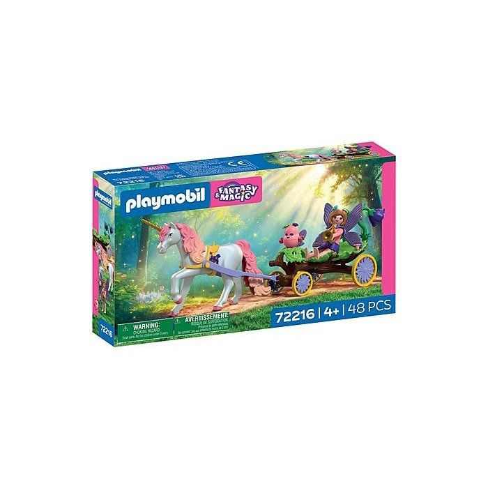 PLAYMOBIL 72216 Unicorn Carriage, Fantasy & Magic, 48 pieces, ages 4 and up
