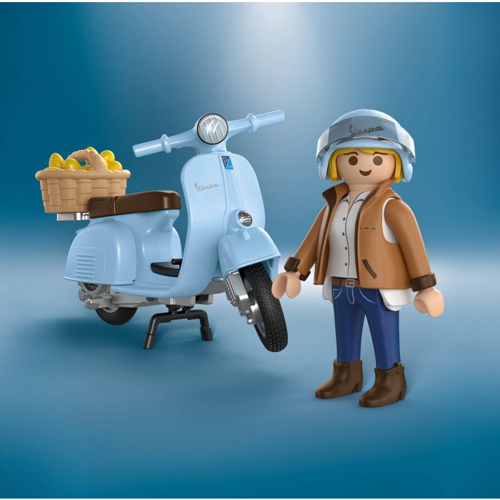 PLAYMOBIL 72284 Vespa 80th Anniversary: Iconic Style, 18 pieces, Adults, Kidults, Classic Cars, Ages 14 and up