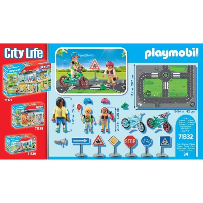 PLAYMOBIL - Road Safety Class - Red - 71332
